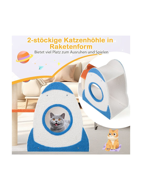 Costway Scratching Post Cat Trees Multicolour 4 levels Height 87cm