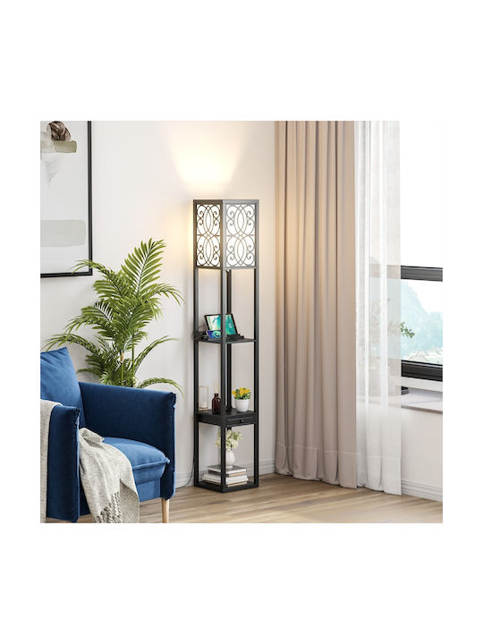 Costway LED Lampă de Podea Î160.5cm. Alb