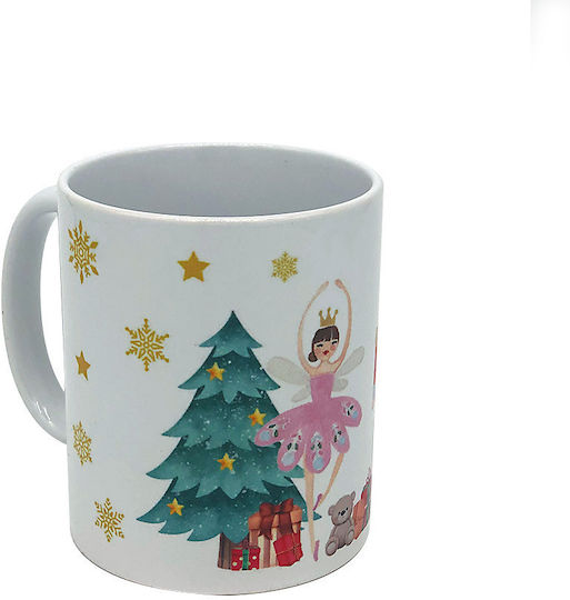 LiebeQueen Mug with Christmas Trees LiebeQueen Mug with Christmas Trees