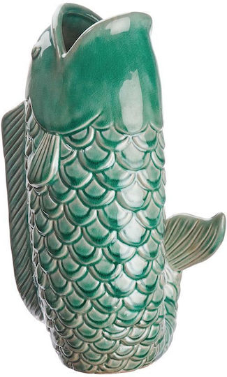 Butlers Διακοσμητικό Βάζο Πήλινο Πράσινο x15xΥ25.6cm
