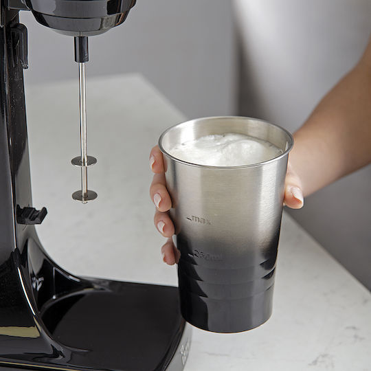 Izzy Caffeccino F-120 Milk Frother Tabletop 120W with 2 Speed Level Black