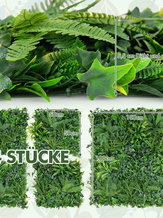 Costway Artificial Foliage Panel 50x50cm
