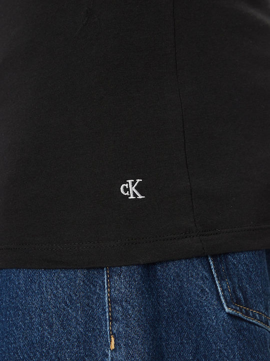 Men's Undershirts Short-sleeved in Black Color 3Pack