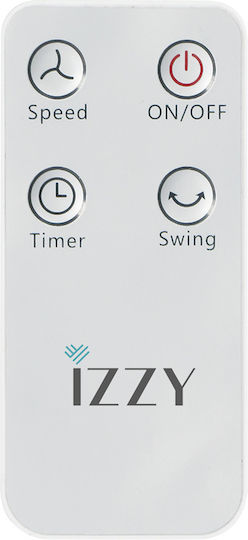 Izzy IZ-9007 Modular Fan 70W Diameter 40cm with Remote Control White