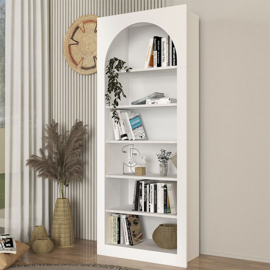 Bibliothek Voila Weiß 74x35x180cm