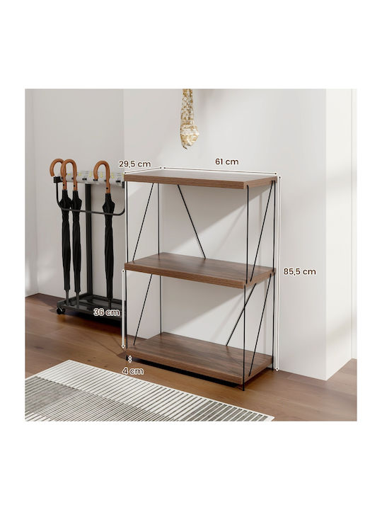 Industrial Bookcase 60x29.5x85.5cm