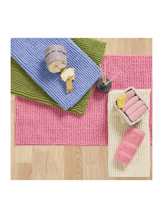 Das Home Non-Slip Bath Mat 0777 420760900777 Pink 60x90cm