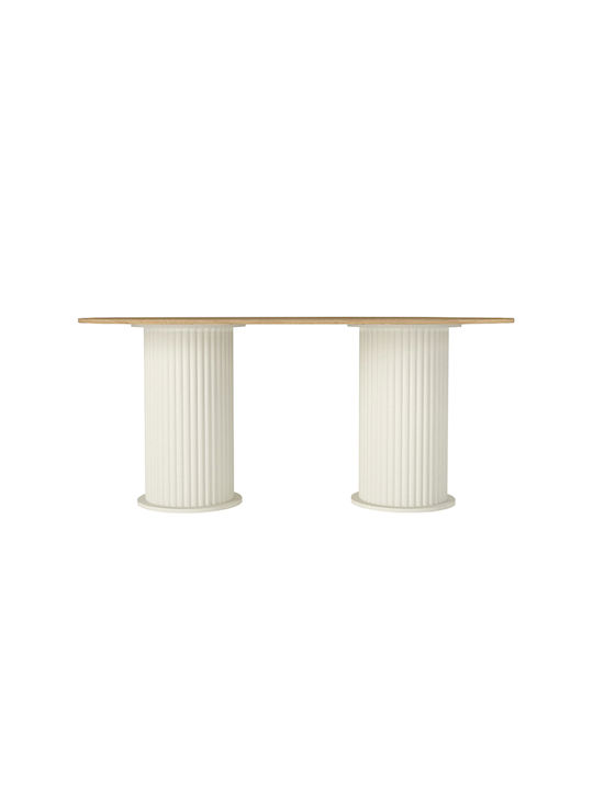 Bohema Tisch Speisesaal Holz Ivory - Sepet Oak 180x90x77.7cm