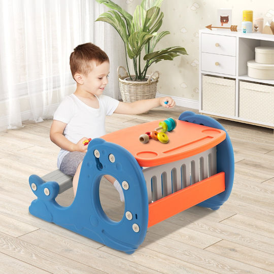 Birou pentru Copii pentru Desen Albastru Costway