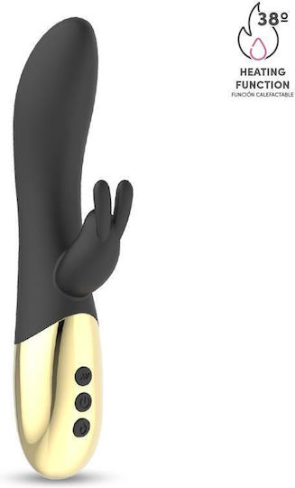 LateToBed Leums Δονητής Rabbit Μαύρος
