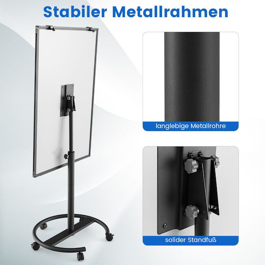 Costway Magnetisch Trockenlöschtafel Auf Rädern