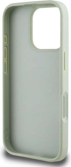 Guess Genarbtes Big 4G Logo Kleines Klassisches Logo Case iPhone 16 Pro Max Grün