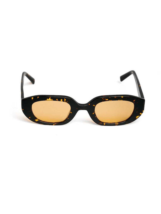 AV Sunglasses Γυαλιά Ηλίου Καφέ με Κοκκάλινο Σκελετό
