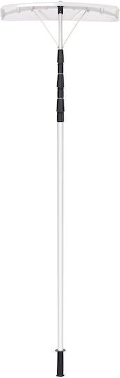 Costway Telescopic Snow Shovel Adjustable Length Anti-Slip Handle Snow Removal Roofs Hard-to-Reach Areas Np10770
