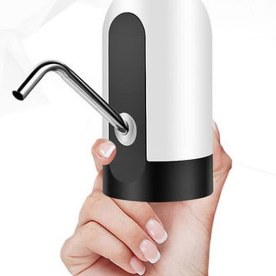 Silicone Battery Powered Water Pump White