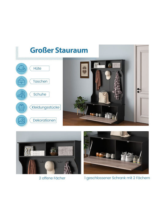 Mobilier de Intrare cu Cuier / Dulap pentru Pantofi / Dulap & Bancă 100x40x160cm