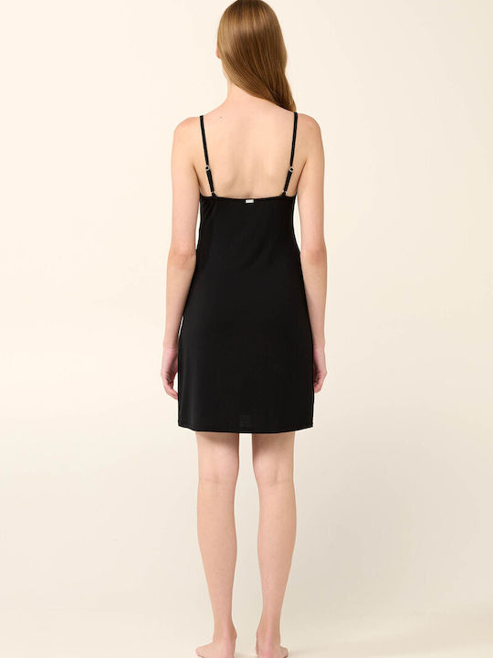 Vamp Summer Women's Nightdress Black