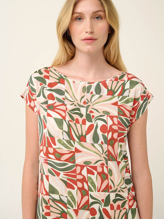 Vamp Sommer Damen Nachthemd Red Cinnabar