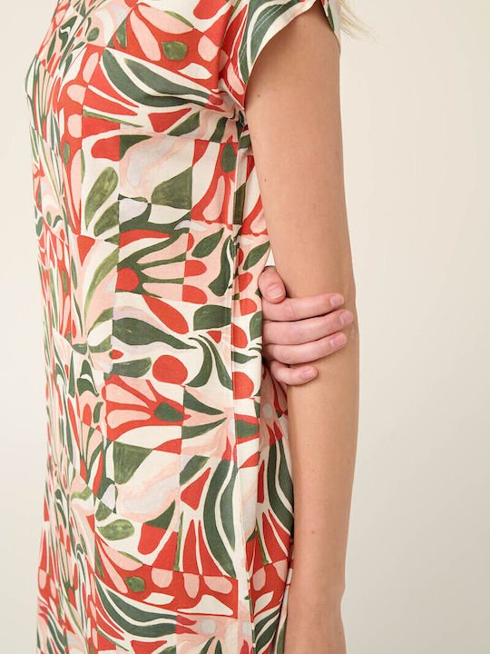 Vamp Sommer Damen Nachthemd Red Cinnabar