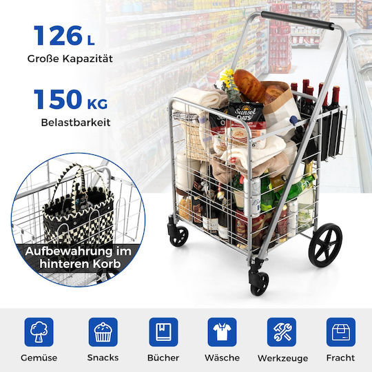 Shopping Trolley Black