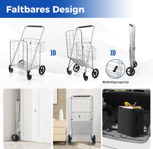 Shopping Trolley Black