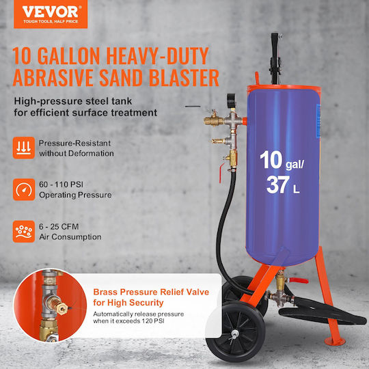 Vevor PSG10JL6125PCA4TFV0 Sandblaster
