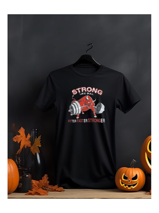 Μπλούζα Stong Like Bull Ttb059-μαύρο