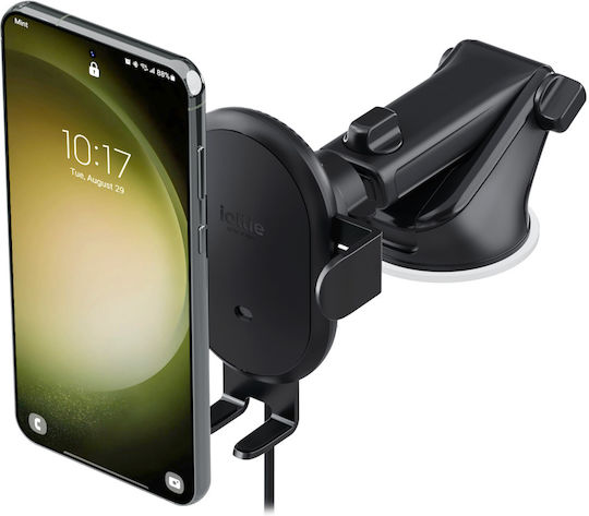 iOttie Auto Sense 2 Βάση Κινητού Αυτοκινήτου με Ρυθμιζόμενα Άγκιστρα και Ασύρματη Φόρτιση Μαύρη