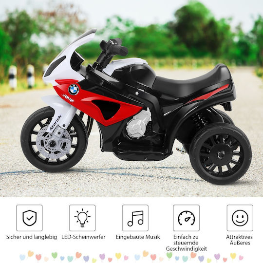 Motocicletă Electrică Roșie Pentru Copii 1.5+ Ani