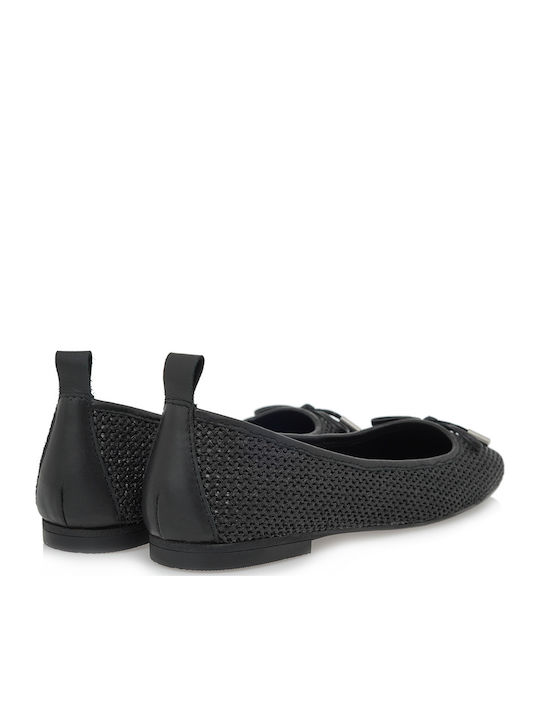 Damen Ballerinas Schwarz