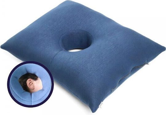 Am Ohr Orthopädisches Kissen mit Loch in Blau Farbe 145722