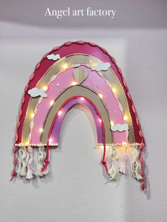 Children's Wooden Wall Light "Rainbow"