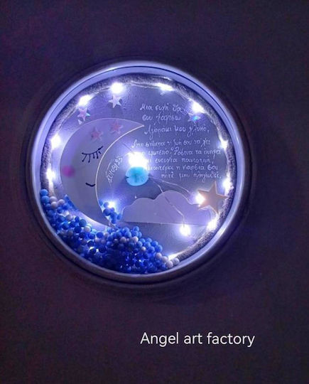 Children's Illuminated Wall Porthole "stars-moon" Children's Illuminated Wall Porthole "stars-moon"