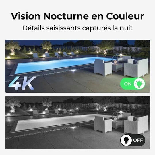 Reolink B440 IP Surveillance Camera Wi-Fi 4K Waterproof Battery Powered with Two-Way Communication