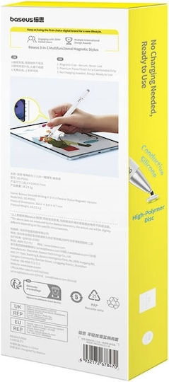 Baseus Smooth Writing III 3-in-1 Touch Stylus in White color P80080801211-00