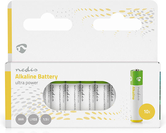Nedis Alkaline Batterien AAA 1.5V 10Stück BAAKLR0310BL