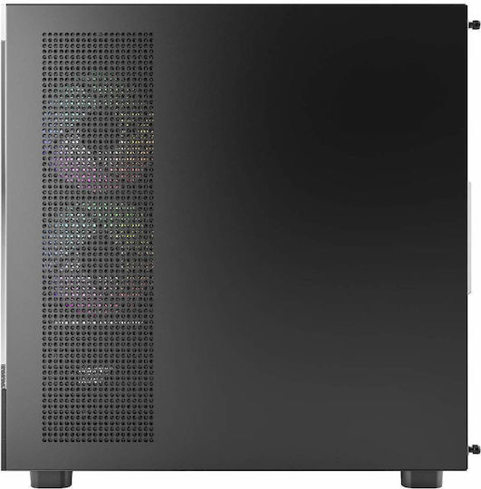Montech XR Gaming Midi Tower Κουτί Υπολογιστή με Πλαϊνό Παράθυρο και ARGB Φωτισμό Μαύρο