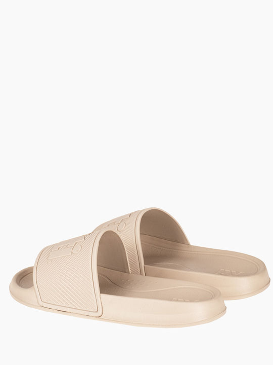 Frauen Flip Flops in Beige Farbe