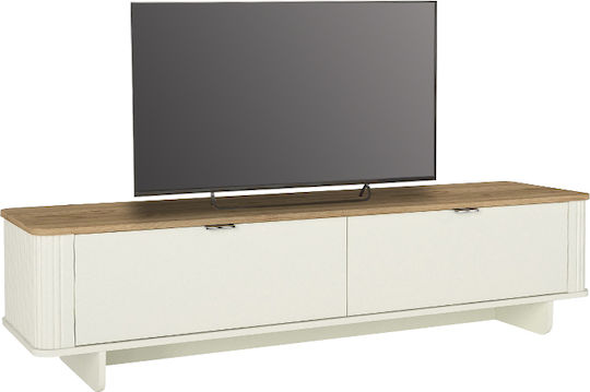 Stand TV Bohema Ecru - Stejar Sepet Lungime180xAdâncime47xÎnălțime45.6cm