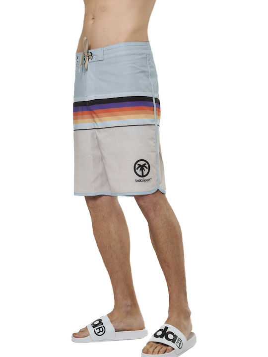 Body Action Ανδρικό Μαγιό Βερμούδα Rainbow Stripes με Ρίγες