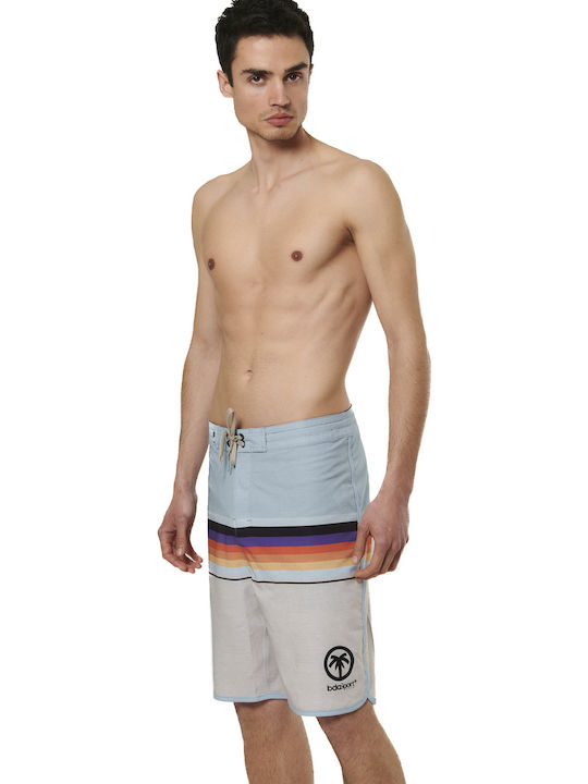 Herren Badebekleidung Bermuda Rainbow Stripes Gestreift