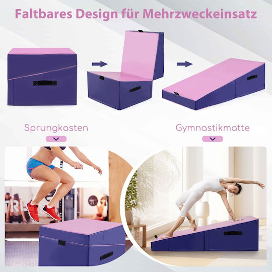 Costway Covor de exerciții fizice Violet