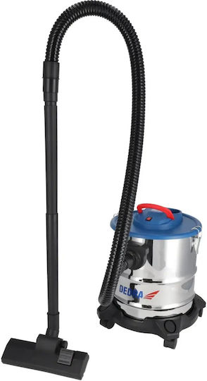 Dedra Σκούπα Υγρών / Στερεών 1200W με Πλαστικό Κάδο 20lt