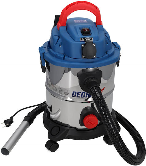Dedra Vacuum Wet / Dry 1600W with Stainless Bin 20lt