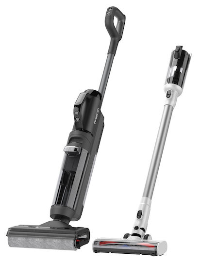 Tineco Floor One S6 Switch Pet Επαναφορτιζόμενη Σκούπα 2 σε 1 Stick & Χειρός 21.6V Μαύρη/Λευκή