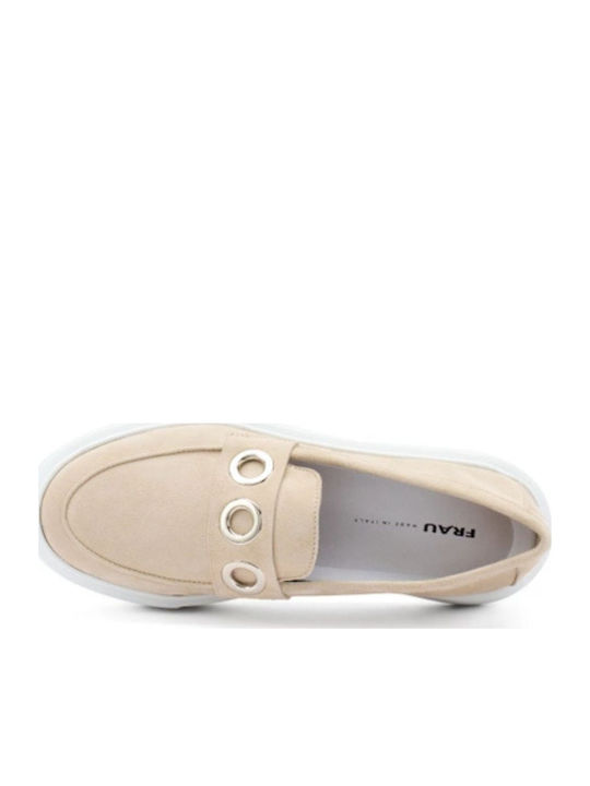 Γυναικεία Loafers σε Μπεζ Χρώμα
