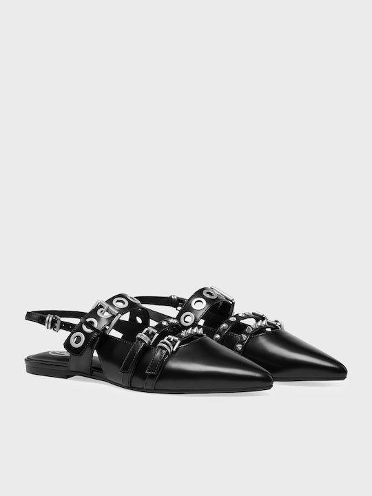 Blondie Women's Ballerina Shoes in Black Color SS25 M 150513 001