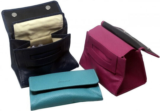 Marvel Lederne Tabaktasche in mit Verschluss Sky Blue