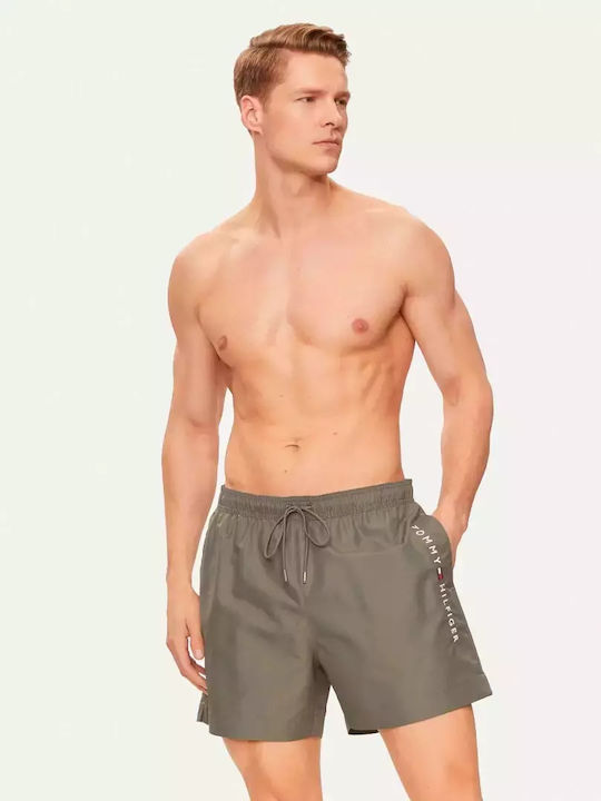 Costum de Baie Bărbătesc Pantaloni Scurți Verzi