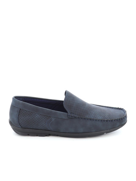 Herren Mokassins in Blau Farbe